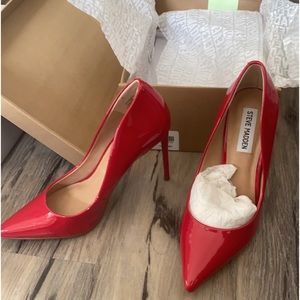 Brand new Red patent leather pump